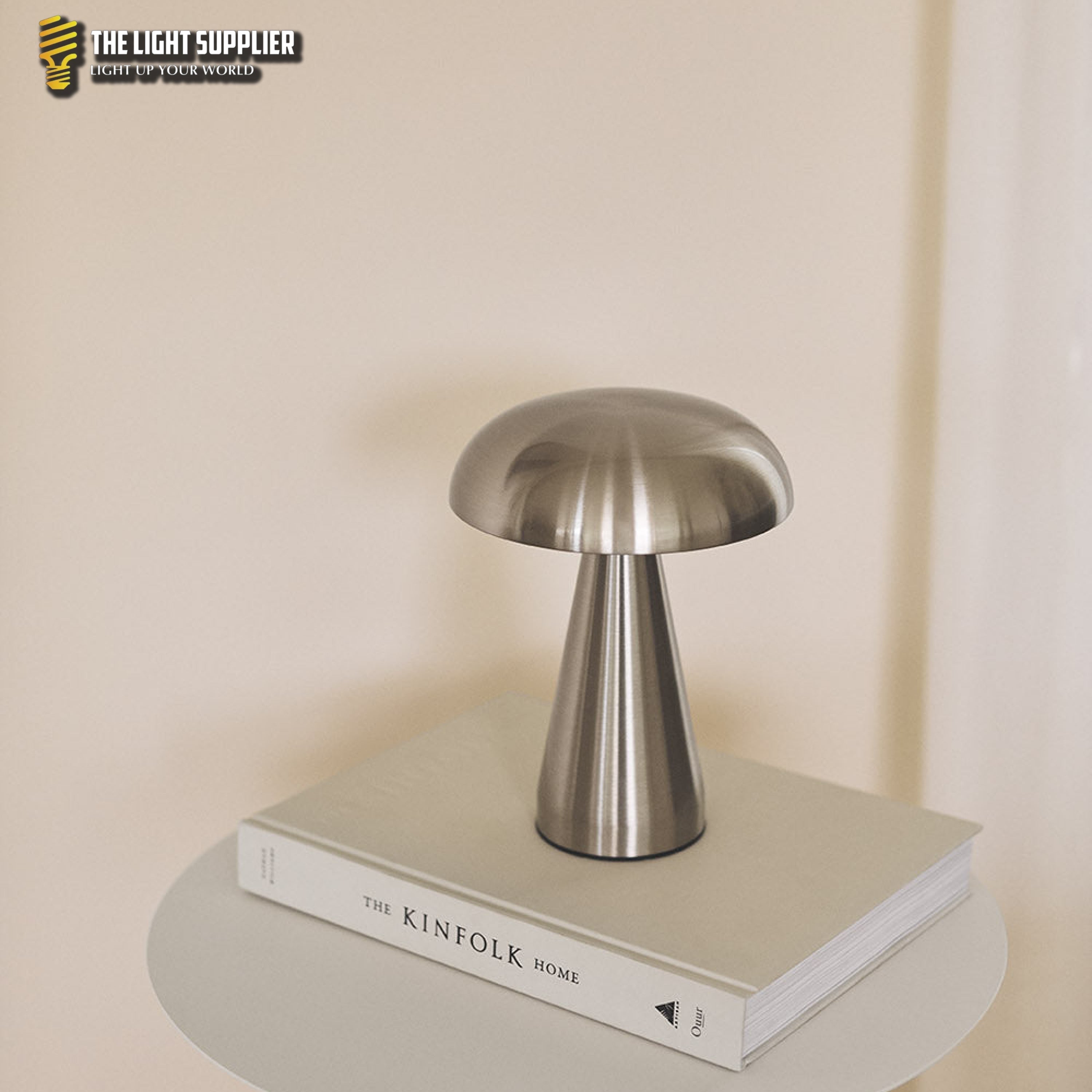 AMBIENTIFY Galina Rechargeable LED Table Lamp – 3 Color Temps 3000K–6000K Touch Dim 1.5W IP20 USB-C Indoor
