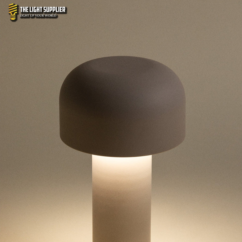 AMBIENTIFY Loentia Wireless LED Table Lamp – Metal Dimmable 160–180lm Soft Touch USB Rechargeable 2h Charge IP20
