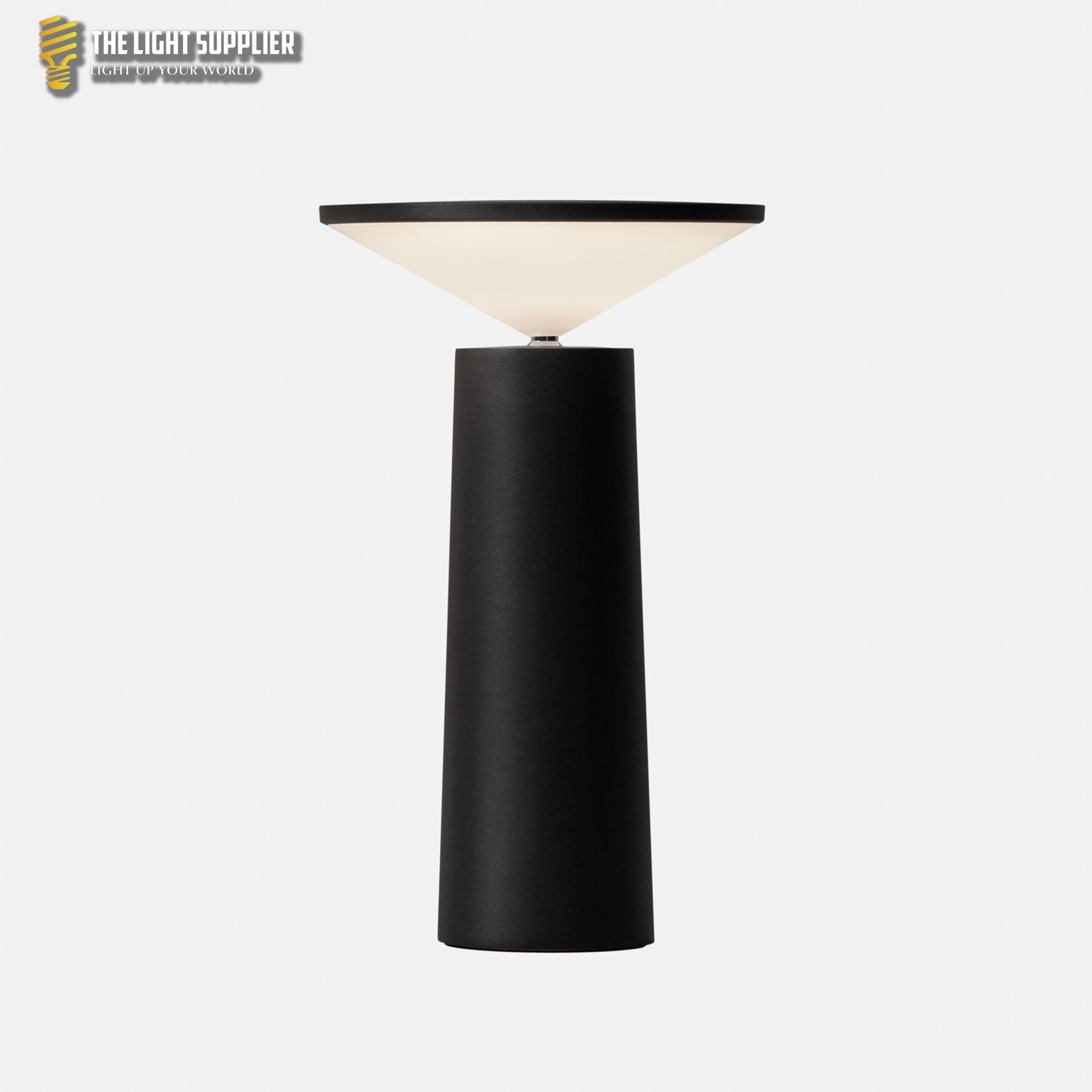 AMBIENTIFY Martini Rechargeable LED Table Lamp – Wireless Remote Control Dimmable 5W ABS Modern Design USB-C