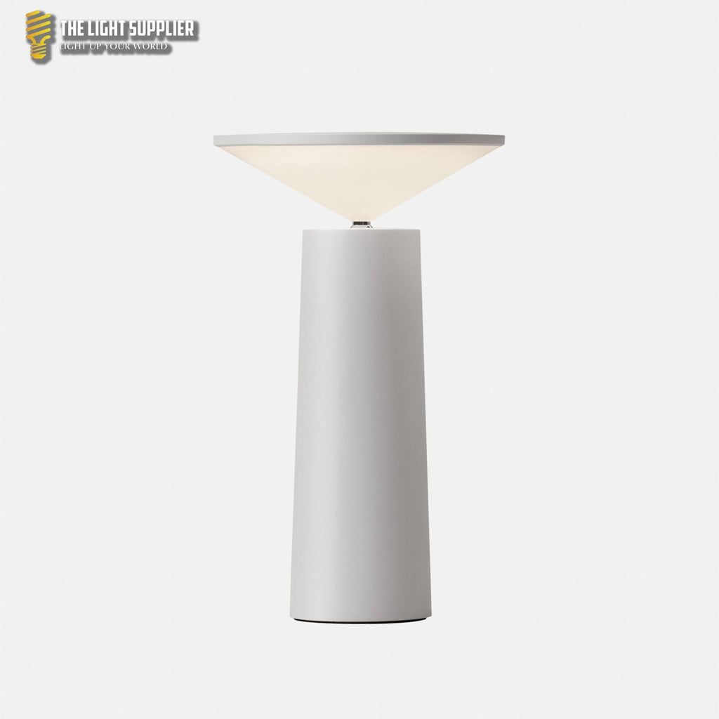 AMBIENTIFY Martini Rechargeable LED Table Lamp – Wireless Remote Control Dimmable 5W ABS Modern Design USB-C