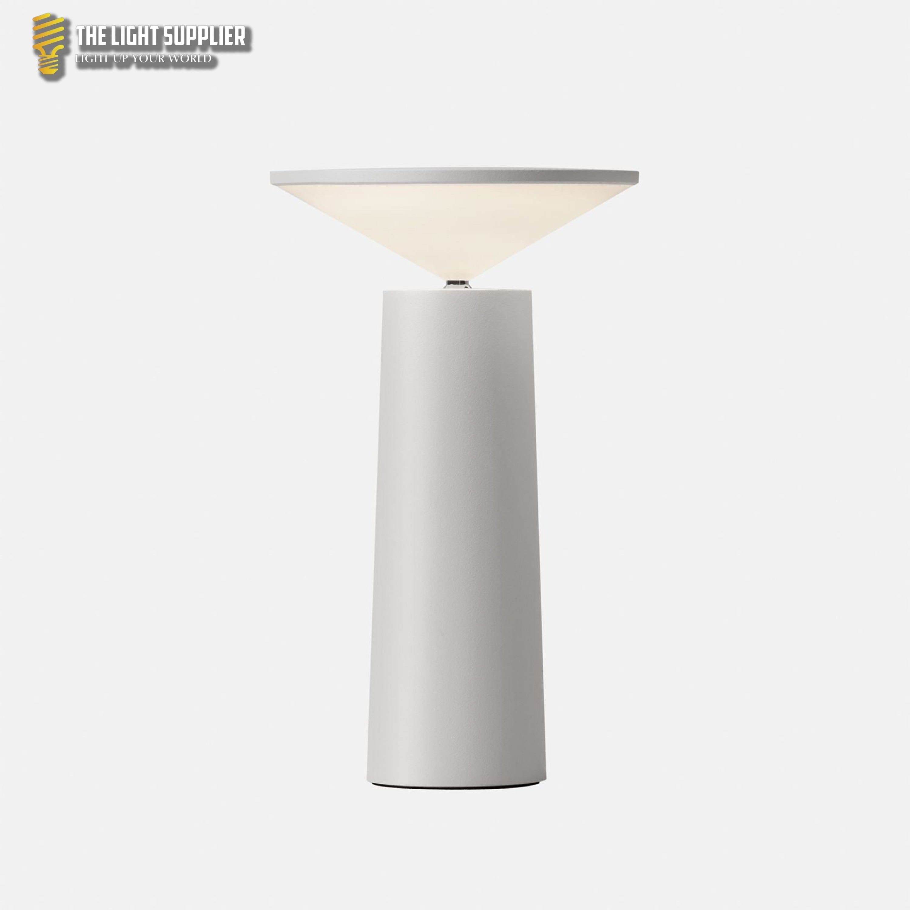 AMBIENTIFY Martini Rechargeable LED Table Lamp – Wireless Remote Control Dimmable 5W ABS Modern Design USB-C