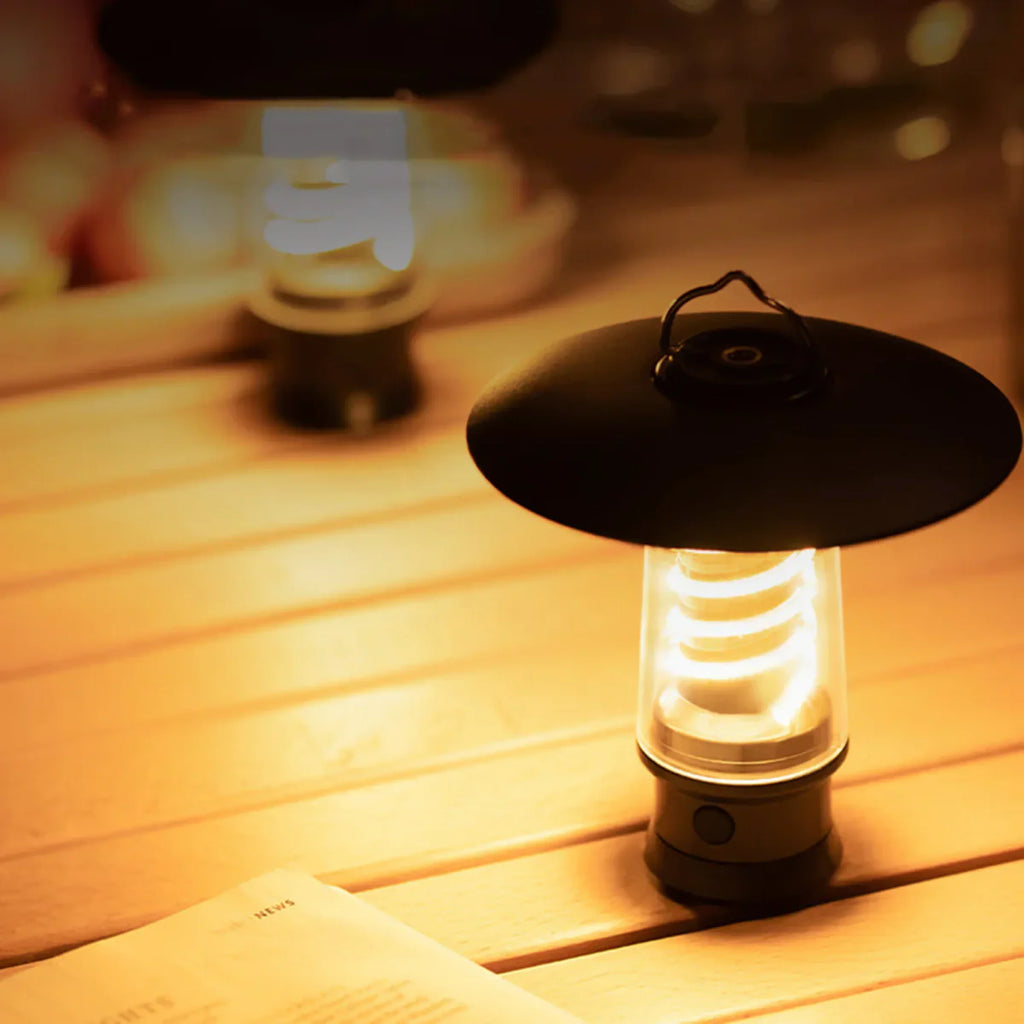 CAMPIFY Luminax Rechargeable LED Camping Light – 2500mAh Multi-Mode Durable USB Charge Outdoor Hiking Lamp