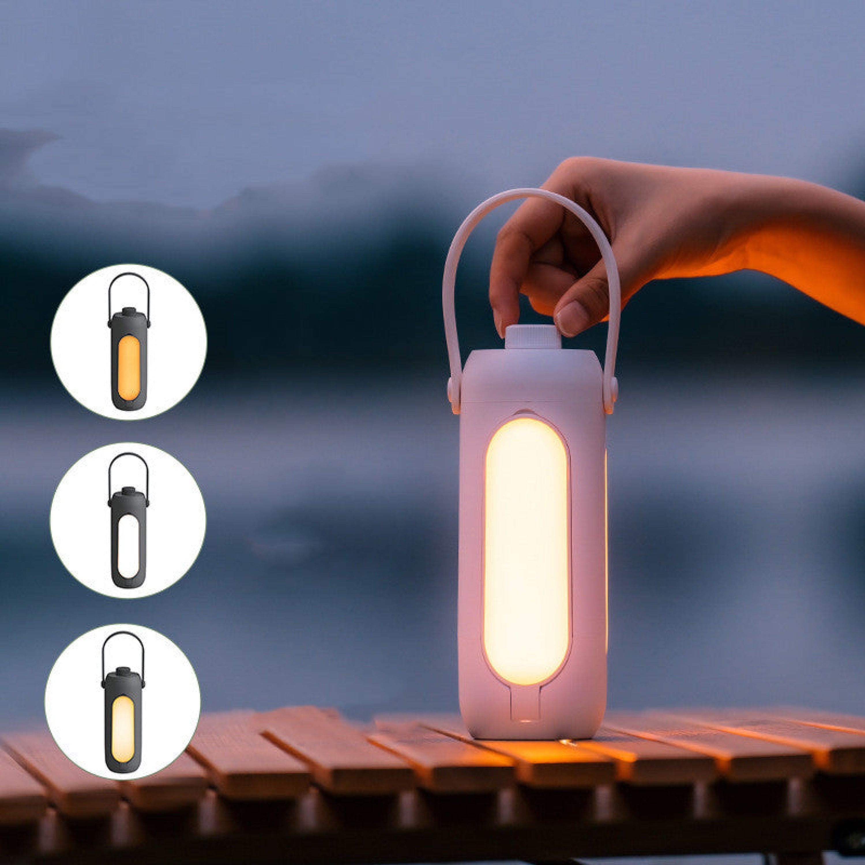 CAMPIFY Skylamp Portable LED Camping Lantern – 10000mAh 720lm 1800–7000K Rechargeable USB Outdoor Hiking Light