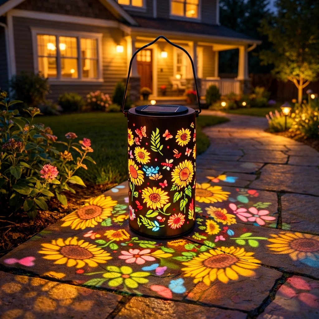 SOLARIFY Solar Leaf Garden Light – Decorative Outdoor LED Solar Stake Lamp Waterproof Floral Design