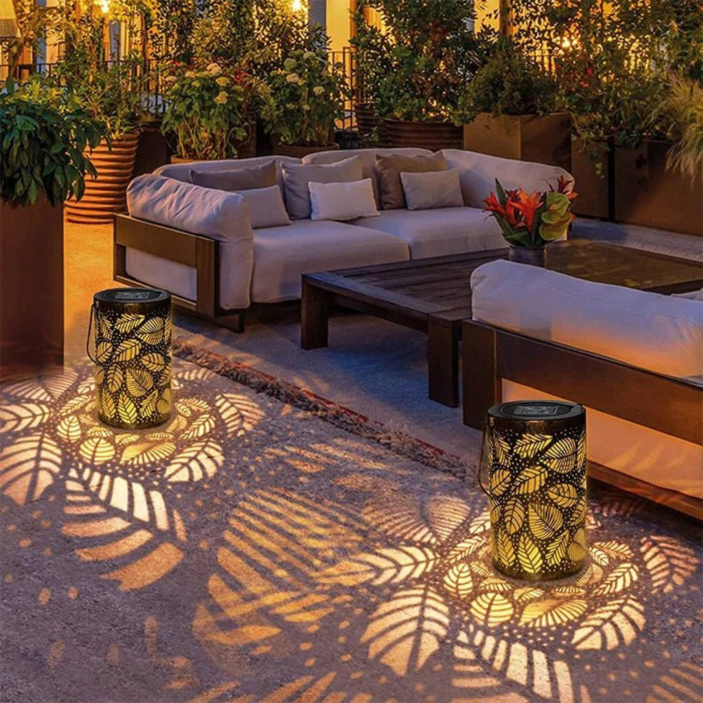 SOLARIFY Solar Leaf Garden Light – Decorative Outdoor LED Solar Stake Lamp Waterproof Floral Design